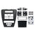 Metra 99-5821B Single/Double-DIN Car Stereo Black Dash Kit - Compatible Fits for Ford Fusion / Mercury Milan 2010-2012