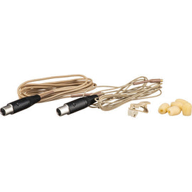 Mogan EIO-BG-SH Elite ICE Omni Earset Microphone for Shure Transmitters (Beige)