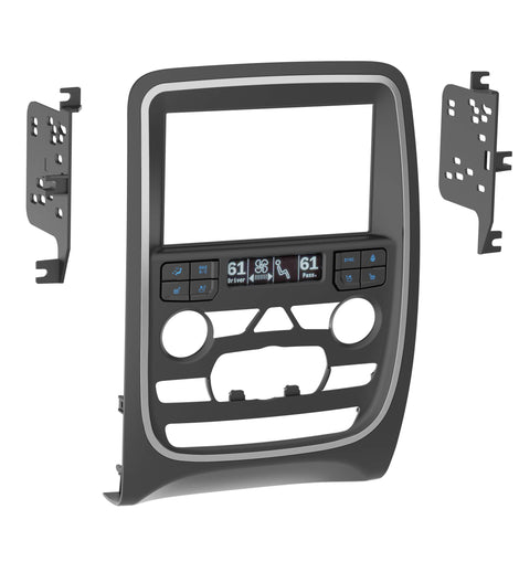 Metra 95-6559B Double DIN Stereo Dash Kit and Harness - Compatible Fits for DODGE DURANGO 2014-2020
