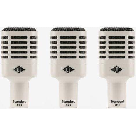 Universal Audio UA-SD3X3-U Cardioid Dynamic Microphone with Hemisphere Modeling (3-Pack)