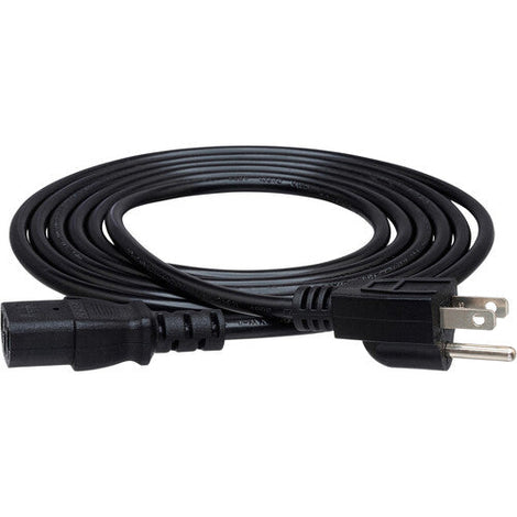 Hosa PWC-401.5 Power Cable 1.5 foot Power Cord IEC C13 to NEMA 5-15P 1.5 ft