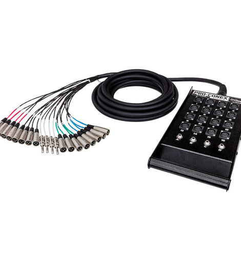 Hosa SH-16X4-100 Pro-Conex 16x4 Stage Box Snake 100 foot