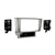 Metra 99-8160G Single-DIN Car Stereo Dash Kit - Compatible Fits for Lexus LS430 (w/o NAV) 2001-2006