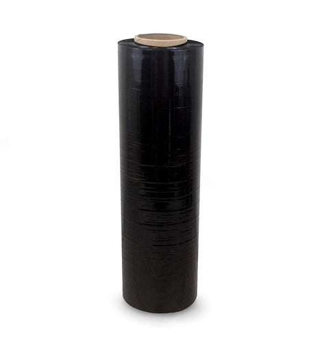 1 X Black Shrink Wrap Plastic Stretch Film 18