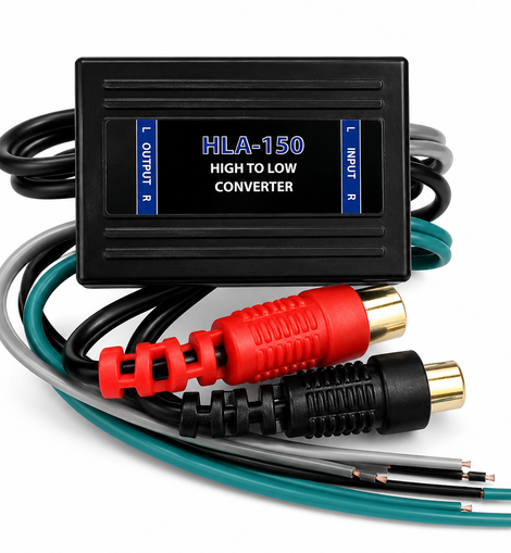 Absolute HLA-150 2-Channel High-to-Low Line Output Converter RCA Outputs