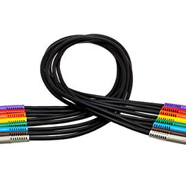 Hosa TTS-890 Balanced Patch Cables, TT TRS to Same, 3 ft