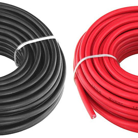 Absolute USA P18G100R P18G100BK 2 Rolls 18 Gauge Wire Red Black Power Ground 100 Ft Each Primary Stranded Copper Clad