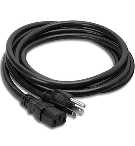 Hosa PWC-401.5, IEC C13 to Nema 5-15P Power Cord, 1.5 Feet