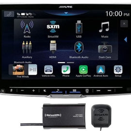 Alpine ILX-F509 9" Multimedia (Does Not Play CDs) with SiriusXM Tuner