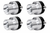 4 Absolute PBT1 1" Titanium Bullet High Compression  Super Tweeter Car Van ATV UTV Marine Boat Motorcycle Motorsports Competition