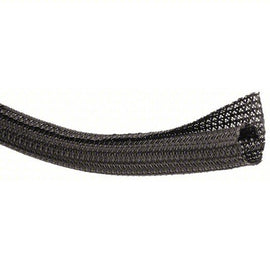 1/8" Black Split Wrap Wire Loom - 10 Feet Keep It Clean