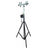 12FT TRUSS LIGHTING CRANK STAND 200 LBs & UNIVERSAL T ADAPTER DJ PA CLUB