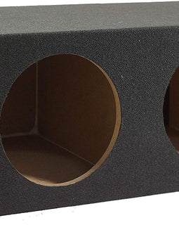 Absolute VEGD12 Dual 12" Black Slot Vented Ported Universal Subwoofer Enclosure Empty Box