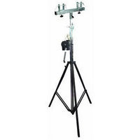 MR DJ ST200 & SBC250 Crank Light Stand Pro Lighting 10 Foot Crank Light Stand & Square Truss T-Bar Adapter