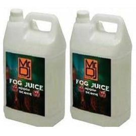 2 MR DJ Gallon Fog/Juice Fluid for Chauvet, ADJ, Machine Fog Juice Fluid Apple Scent Gallons of Fog/Smoke/Haze Machine