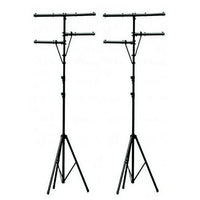 2 Pro Audio DJ Multi Arm 8 Bolt Lighting 12 Foot Tripod Light Stand Package