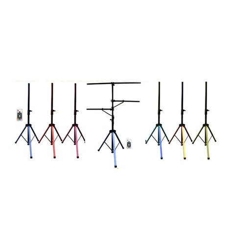 MR DJ Full Color Led Pro DJ Lighting Multi Arm Tripod & T-Bar Light Stand