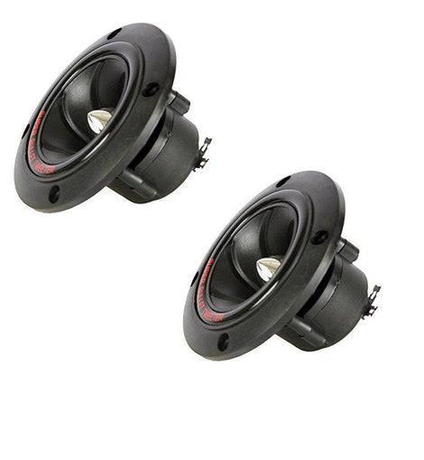 2 Mr. Dj COMPRESSOR TWEETER TWR400 - 400 Watts, Black