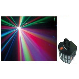 MR DJ DOUBLESTACKER 7-Channel DMX-512 LED Multi-Colored Effect Light Blackout