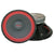 MR DJ PA108 8" 300-Watt Universal PA/DJ Raw Woofer Subwoofer, Black/Red