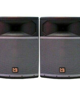 2 MR DJ PRO115S 4000 Watt 15" Woofer Passive Live PA DJ Speaker Monitor