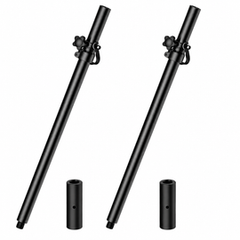 2 MR DJ SS50 Adjustable Subwoofer Speaker Pole M20 Threaded & 35mm Mount Dual 35mm/38mm