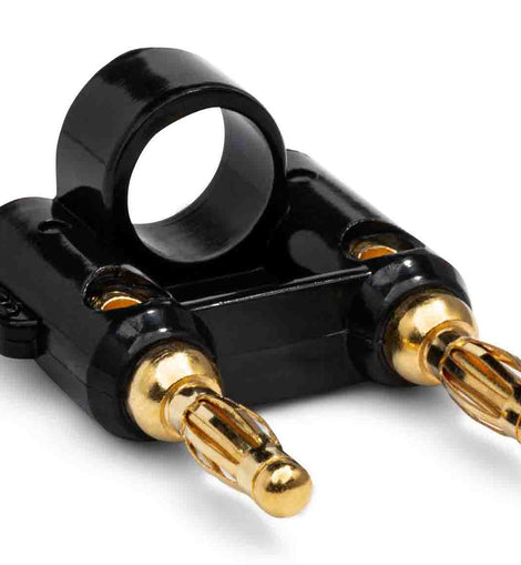 Hosa BNA-240BK Dual Banana Connector - Black