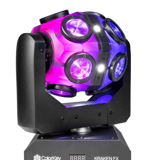 Colorkey CKU-1070 Kraken FX Energizing QUAD Color LED Effect Light with Built in Blinder