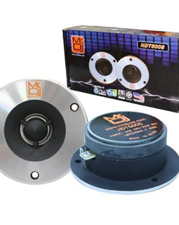 Mr. Dj HDT500S 600W Pair Slim 4-Inch Titanium Bullet High Compression Tweeter for Car, Van, ATV, UTV, Marine, Boat, Motorcycle, Motorsports, and Competition