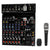Peavey PV 10 BT 10 Channel Compact Mixing Mixer Console with Bluetooth + Blue Mic