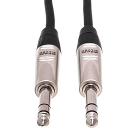 Hosa HSS-003 Pro Balanced Interconnect Cable, REAN 1/4 in TRS to Same - 3 Feet