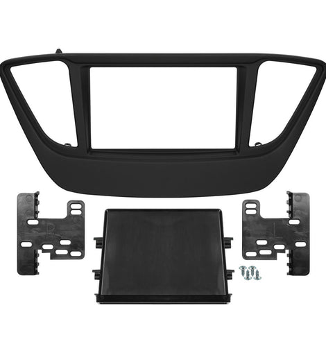 Metra 99-7393B Single-DIN Car Stereo Dash Kit - Compatible Fits for Hyundai Accent 2018-2022