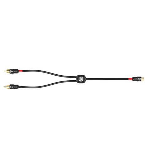 Tsunami TSX-Y1 1 Female To 2 Male Y Adapter RCA Cable