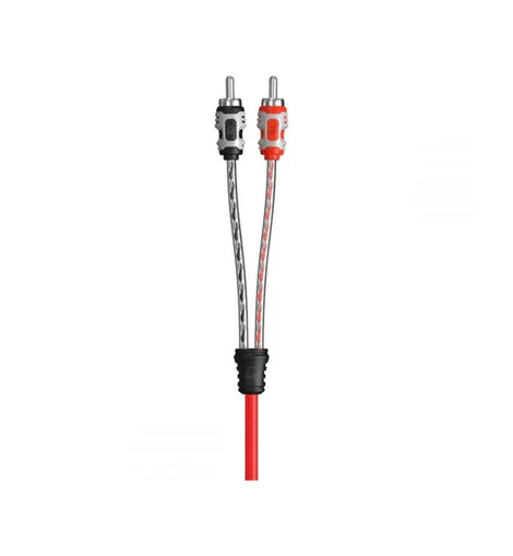 Cerwin Vega RV1 VEGA Series 2-Channel Dual Twisted RCA cable w/dual molded ends 1ft