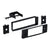 Metra 99-7891 Single-DIN Car Stereo Dash Kit - Compatible Fits for Honda Civic 1996-1998