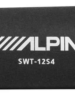 Alpine SWT-12S4 1500 Watts Single 12" Bass Sealed Subwoofer Tube Enclosure