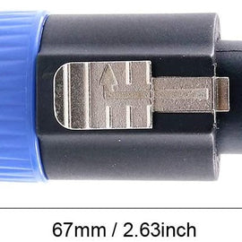 Mr. Dj SPMH5x2 10 pcs Speakon Male Head Connector Allows for Speaker Cables