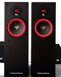 2 CERWIN VEGA SL-8 8" 2-Way 150 Watt Floor Speaker