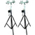 2 MR DJ ST200 DJ Pro Lighting 12 Foot Crank Light Stand Square Truss T-Bar Adapt