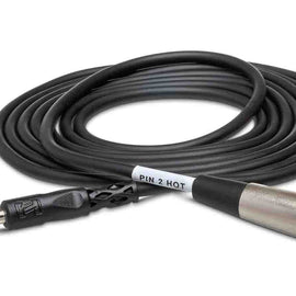 Hosa PXM-110, 1/4" TS to XLR3M Unbalanced Interconnect Cable - 10 Feet