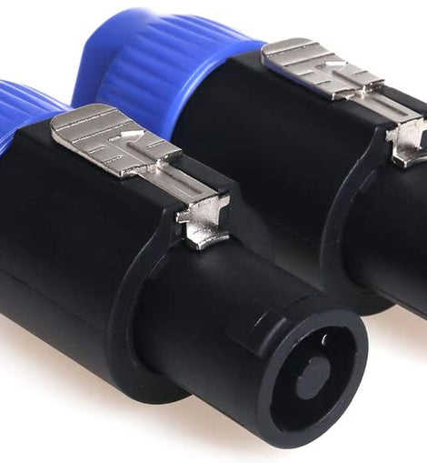 MR DJ SPMH2 2 pcs Speakon Male Head Connector Allows for Speaker Cables