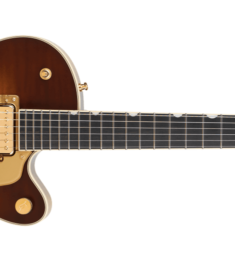 Gretsch 2401759885 Broadkaster Jr. LX Figured Semi-hollowbody Electric Guitar - Caramel Dawn