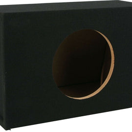 12" Sealed 3/4" MDF Single Hatchback Subwoofer/Sub Enclosure Box 1.2 Cubic Feet