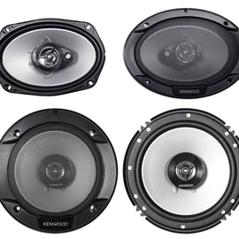 (2) Kenwood KFC-6966S 6x9" 800 Watt+(2) 6.5" 600 Watt Car Audio Coaxial Speakers