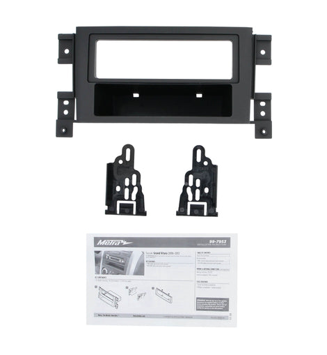 Metra 99-7953 Single-DIN Car Stereo Black Dash Kit - Compatible Fits for Suzuki Grand Vitara 2006-2012