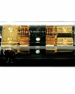 Absolute AGD22 Gold AGU Fuse Power or Ground 2 GANG Distribution Fuse Block