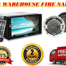 Absolute DD-3000 7" Double Din DVD / CD / MP3 / USB  With 6.5" 3-Way Speaker