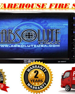 Absolute DD-4000AT 7-Inch Double Din DVD / CD / MP3 / USB & TOUCH Screen