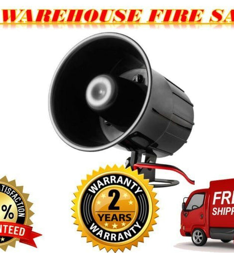 American Terminal Loud Mini Siren for Car Alarm System Viper Scytek Autopage Etc...