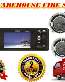 Absolute DMR380BTAD DVD/CD/MP3/AM/FM & 2 Pairs BLS-6503 6.5" speaker